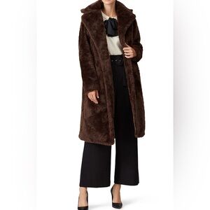 Sweet Baby Jane Brown Faux Fur Coat